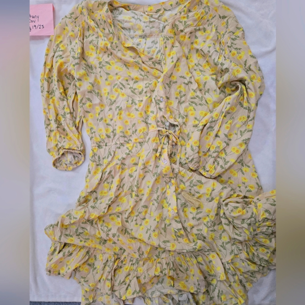 Lovestitch Lemon Pattern Sundress L
